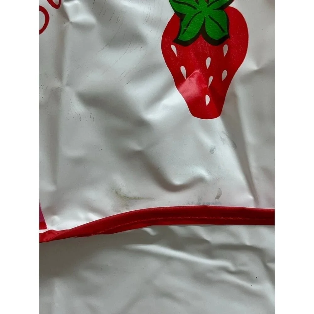 VTG 1980 Strawberry Shortcake Apron & Chef Hat Set Costume American Greetings